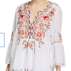 Johnny Was embroidered top